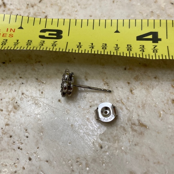 Effy Classic Sterling Silver Natural Diamond Bouquet Stud Earrings - Picture 3 of 8